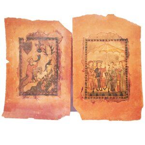 Vintage or Antique Medieval/Northern Renaissance Illumination from Manuscripts